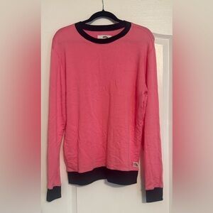 Barely Canadian Super fleece Pink Women's Sweatshirt with Black Accents